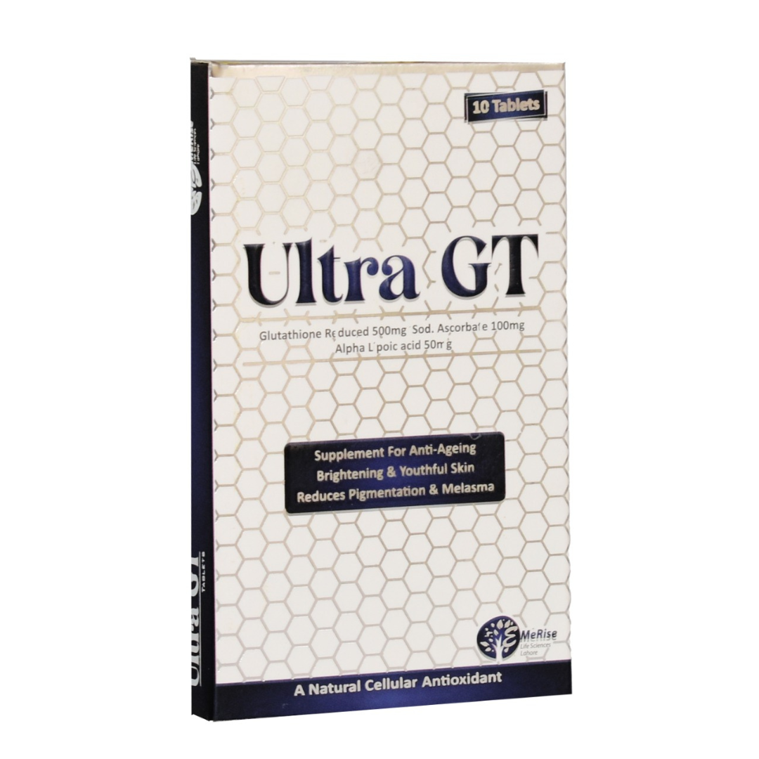 Ultra-GT Glutathione Tablets – Advanced Skin Whitening & Anti-Aging Formula