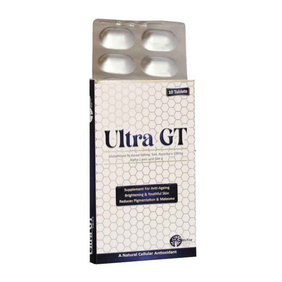 Ultra-GT Glutathione Tablets – Advanced Skin Whitening & Anti-Aging Formula