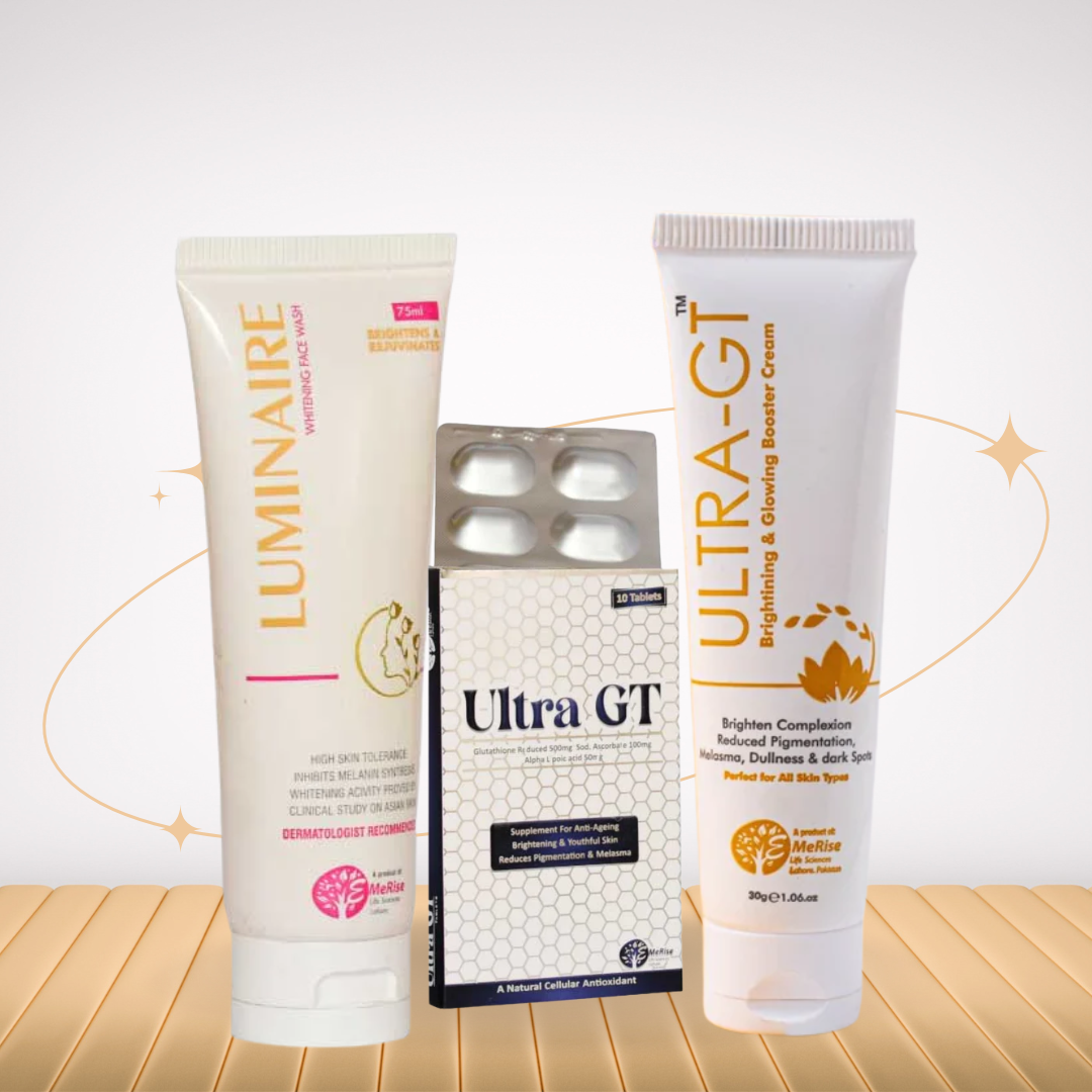Radiance Revive: Dermatologist-Approved Glow & Whitening Trio