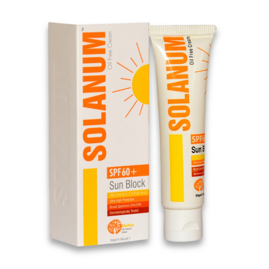 Solanum Sunblock SPF 60 – Best Sunblock for All type of Skin, UVA/UVB Protection & Hyperpigmentation Control