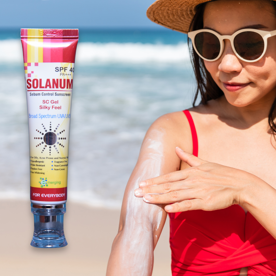 Solanum SC Gel SPF 40 is the best sunblock in Pakistan