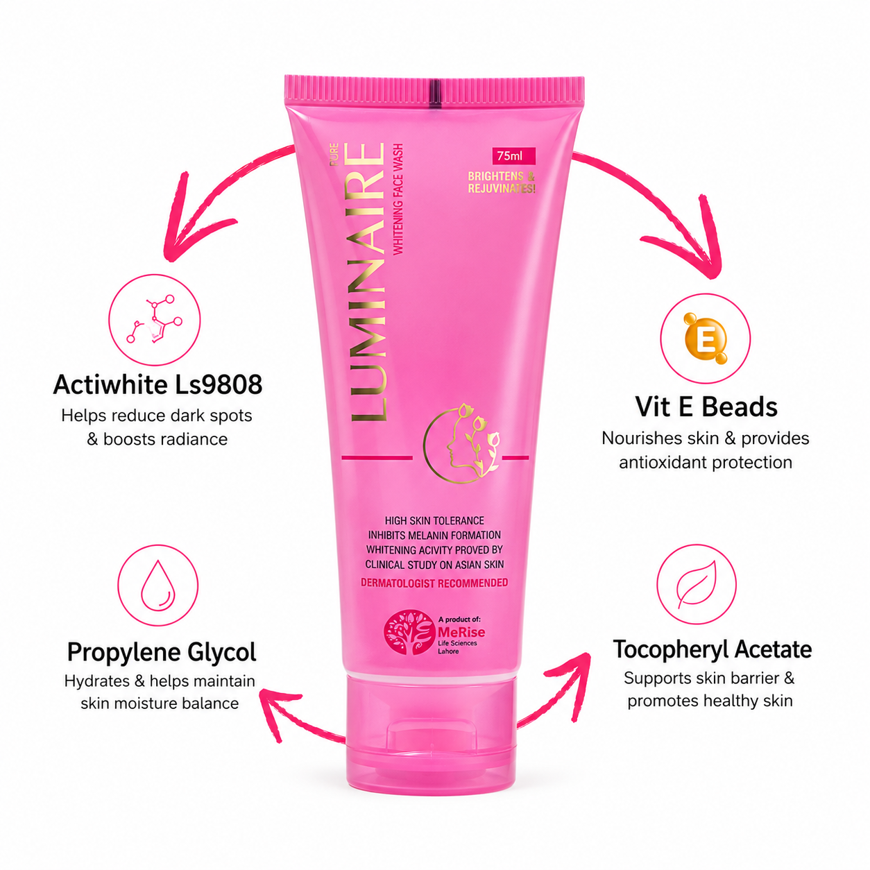 Luminaire Face wash Best Brightening & Whitening Face Wash for Glowing Skin in Pakistan
