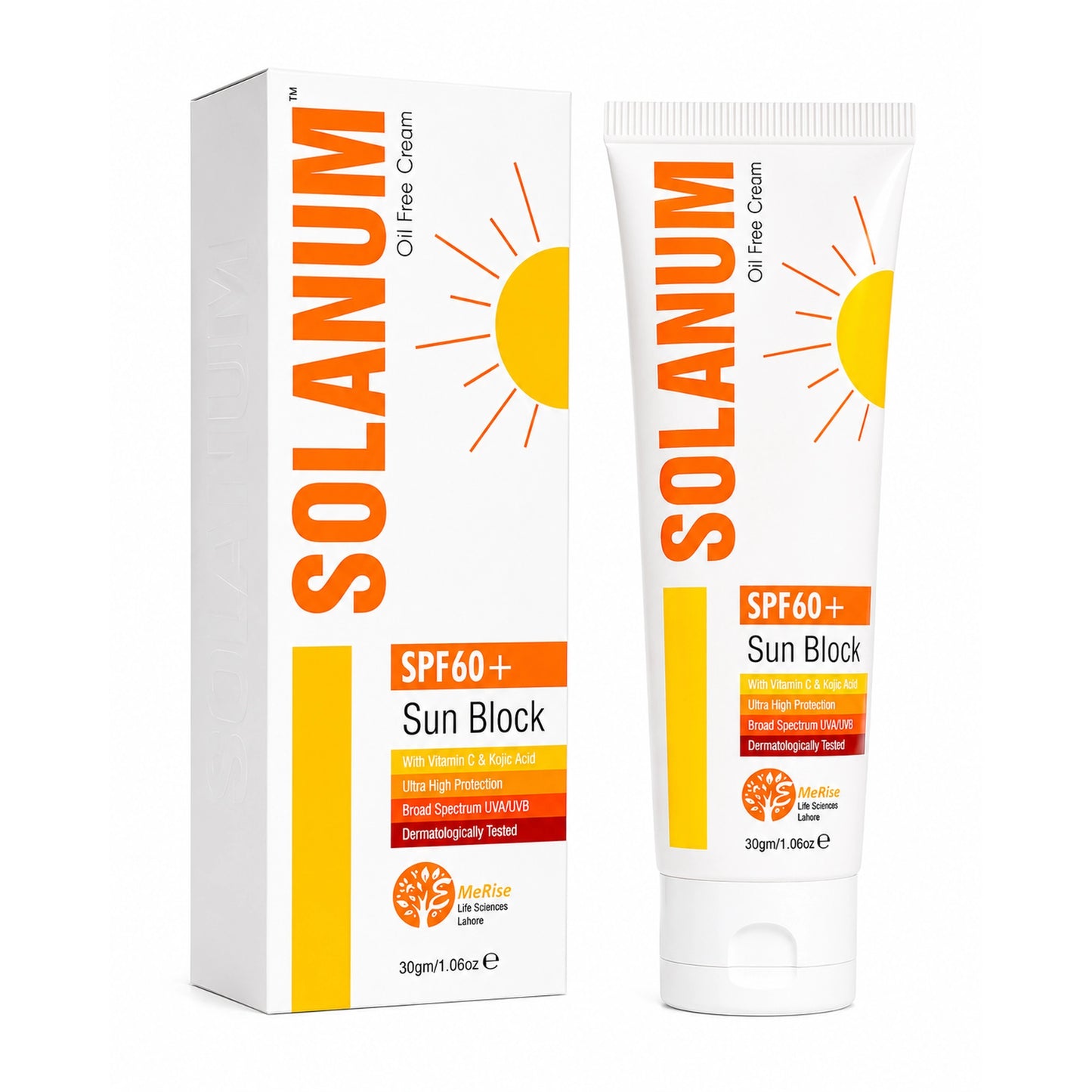 Solanum Sunblock SPF 60 – Best Sunblock for All type of Skin, UVA/UVB Protection & Hyperpigmentation Control